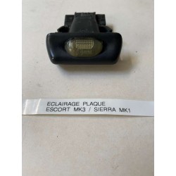 Eclairage de plaque Escort MK3 - Sierra MK1