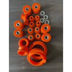 Kit silentblocs arrière avec barre stabilisatrice 12mm orange