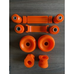 Kit silentblocs avant avec barre stabilisatrice 24mm orange