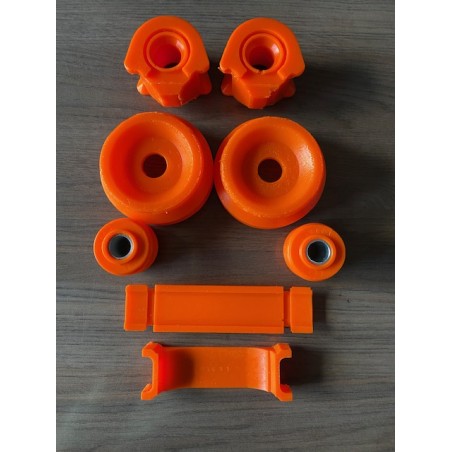 Kit silentblocs avant escort barre stabilisatrice 22mm orange